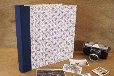 Large album dark blue handmade in Dortmund